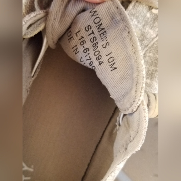 Sperry Women's  Top Sider  Gray White  Size 10 - Picture 10 of 15